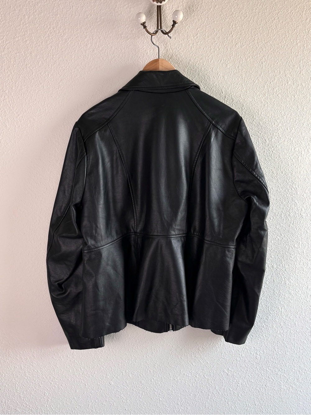 Torrid Leather Peplum Moto Jacket - Picture 5 of 7
